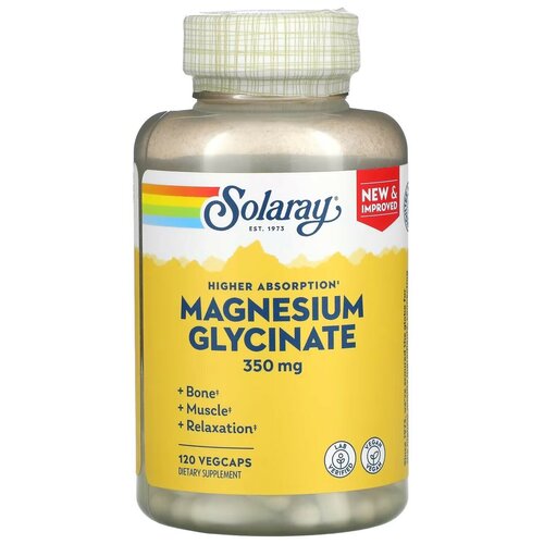  Solaray Magnesium Glycinate (    ) 350  120   