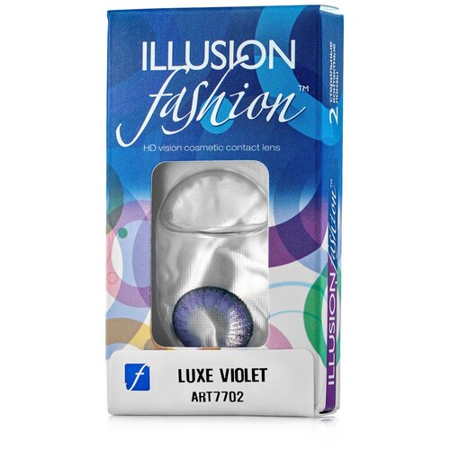 ���� ���������� ����� ILLUSION Fashion Luxe, 2 ��., R 8,6, D -6, violet ������ ������