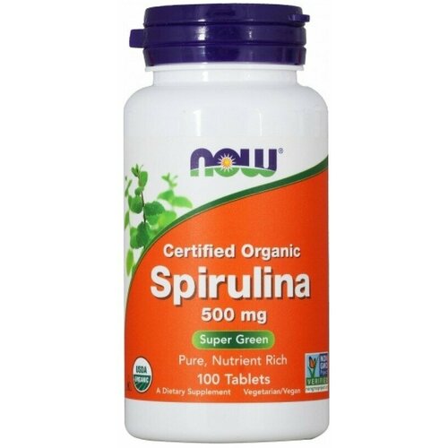 ���� NOW Spirulina (���������) 500 mg (100 tab)(100 ��������) ������ ������