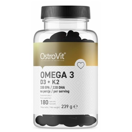 ���� ����� ���� OstroVit Omega 3 D3 + K2 (180 ������) ������ ������
