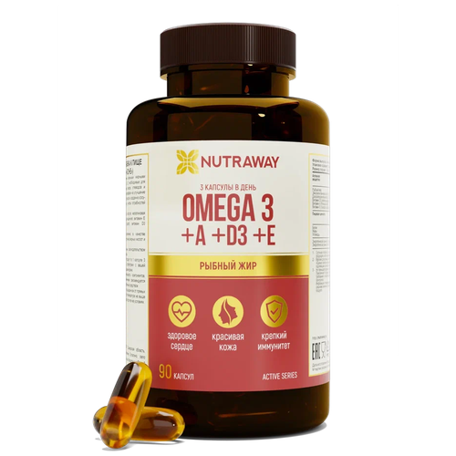    Omega 3 +A+D3+E, Nutraway 90      -     , -, 