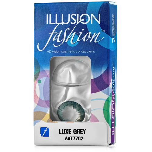    ILLUSION Fashion Luxe, 2 ., R 8,6, D -4, grey   -     , -, 