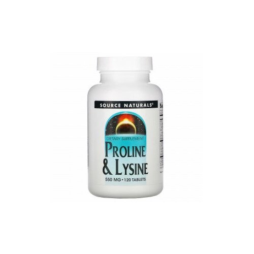 ���� Source Naturals, L-������ � L-�����, 550 ��, 120 �������� ������ ������