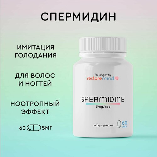 ���� ��������� (Spermidine) �� RestoreMind 60 ������ �� 5�� �������� ��� ����� � ������ ������ ������